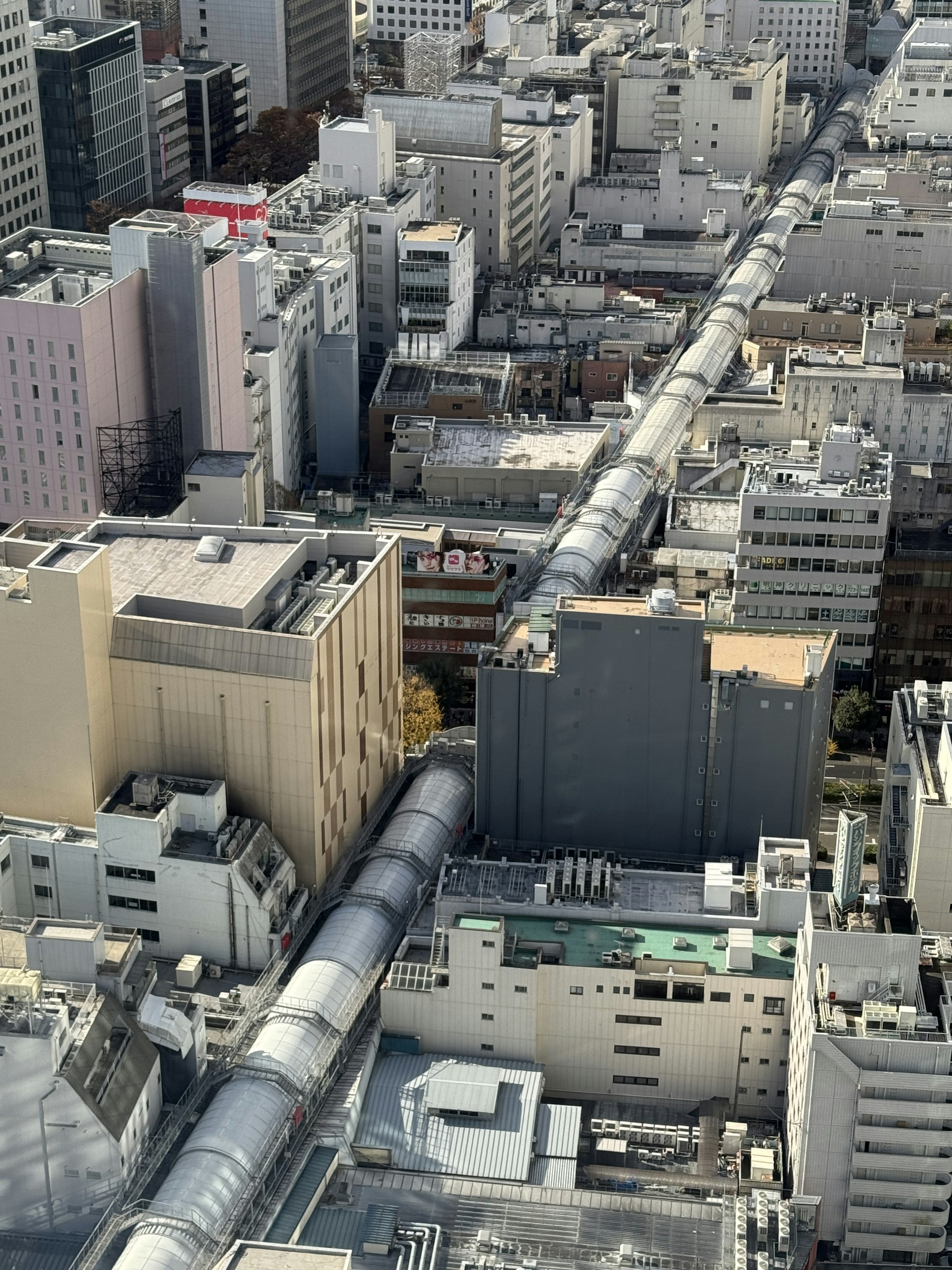 仙台市中心部の街並み